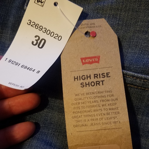Levi's high rise shortie - Picture 6 of 6